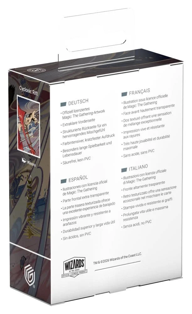 Ultimate Guard Art Sleeves 66 x 91 mm (100 Sleeves) Magic: The Gathering | Secrets of Strixhaven - Cyclonic Rift